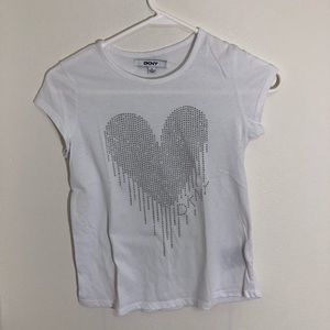 Girls DKNY Short Sleeve Shirt Size L